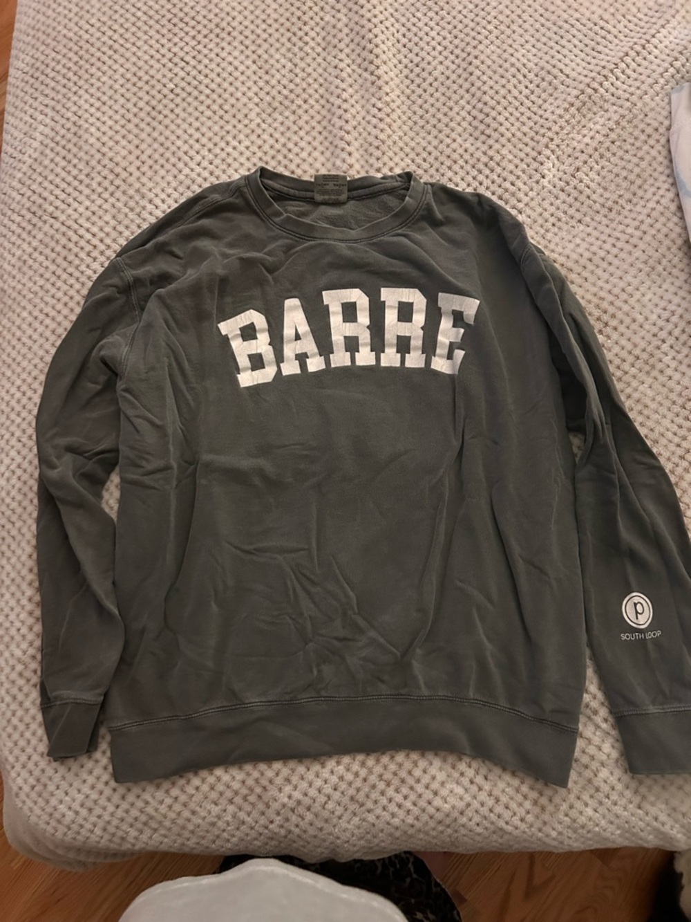 'BARRE' Crewneck Sweatshirt - dark grey
